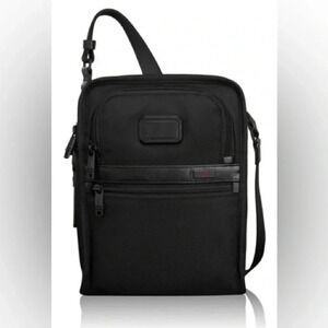 Tumi Alpha 2 FXT Black Organizer Travel Tote Shoulder Crossbody Bag